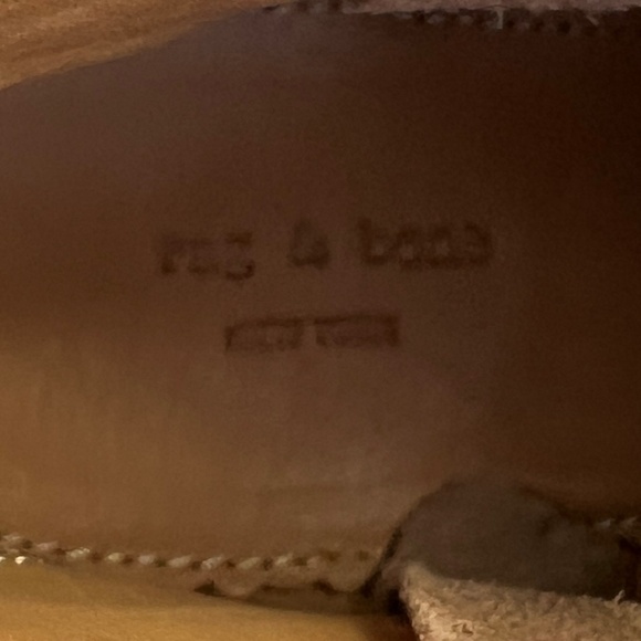 Rag & Bone Margot Combo Leather& Suede Stone Ankle Boot Size 6 - Picture 9 of 16